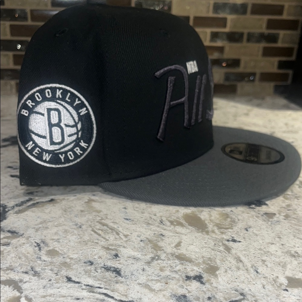 Brooklyn New York Black and Gray Cap